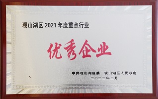 观山湖区2021年度重点行业优秀企业 