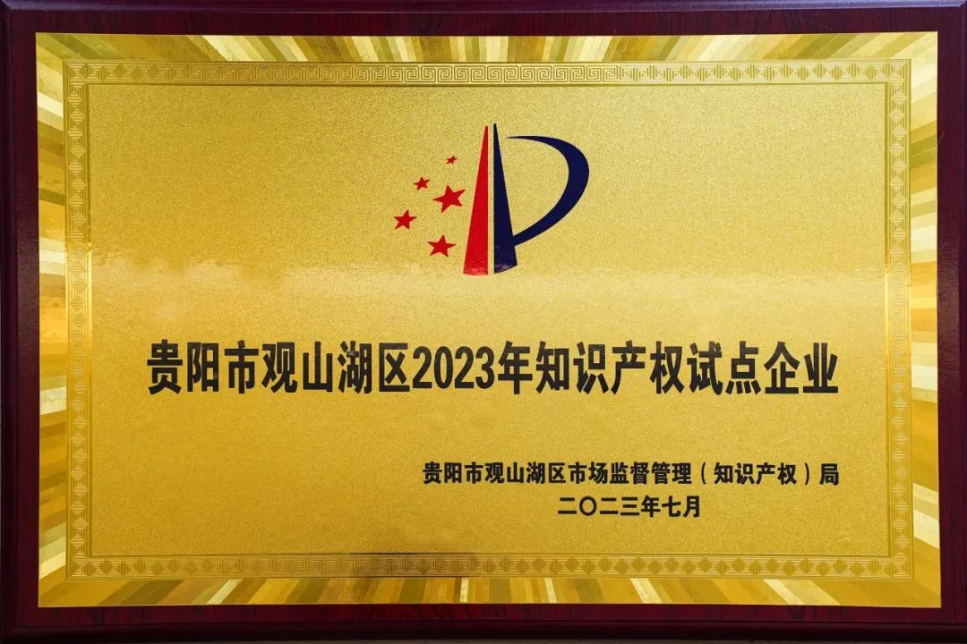 中安科技集团荣获贵阳市观山湖区“2023年知识产权试点企业”！ 